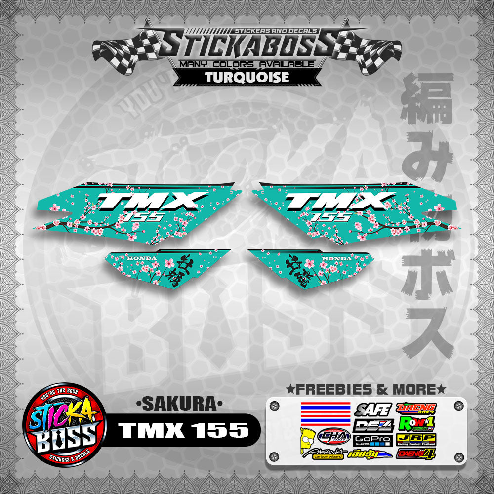TMX 155 STICKER DECALS ( SAKURA )【WITH FREEBIES】