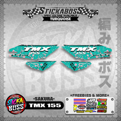 TMX 155 STICKER DECALS ( SAKURA )【WITH FREEBIES】