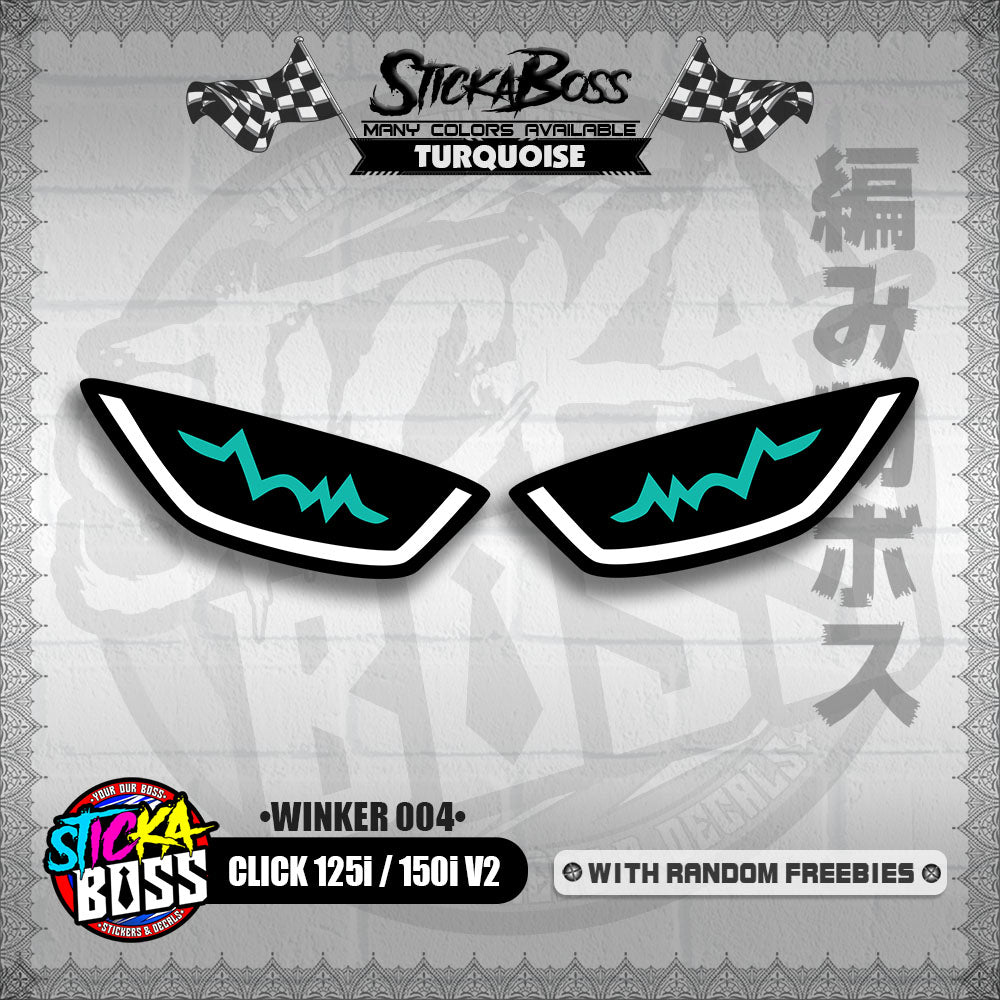 CLICK 125i / 150i V2 (WINKER 004) TRANSPARENT【WITH FREEBIES】