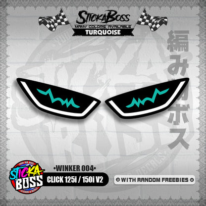 CLICK 125i / 150i V2 (WINKER 004) TRANSPARENT【WITH FREEBIES】