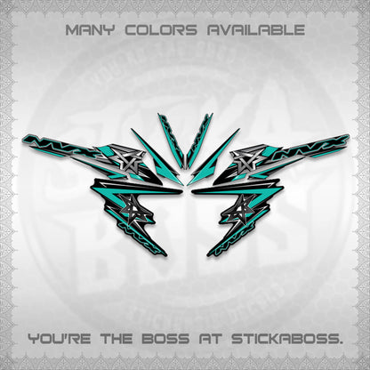 AEROX V3 INDO DECALS (ALPHA TURBO 0002)STICKER DECALS By STICKABOSS