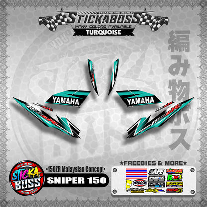 SNIPER 150 Stock Decals ( 150ZR Malaysian Concept ) MX King, Exciter 150