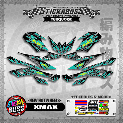 XMAX DECALS ( NEW HOTWHEELS )【WITH FREEBIES】
