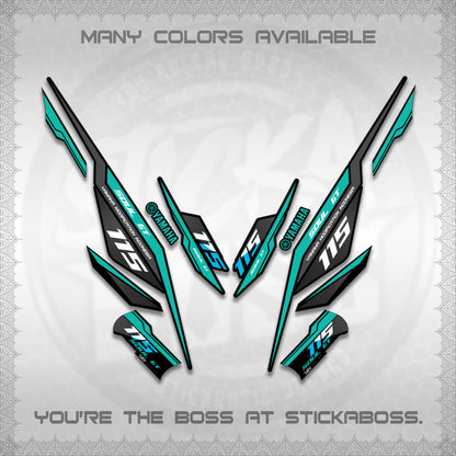 MIO SOUL I 115 GT INDO DECALS (0002 DESIGN)STICKER DECALS By STICKABOSS