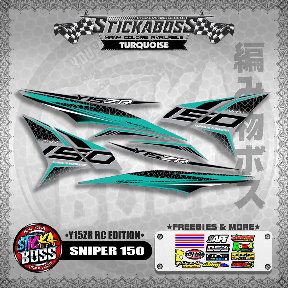 SNIPER 150 STICKER DECALS ( Y15ZR RC EDITION )【WITH FREEBIES】