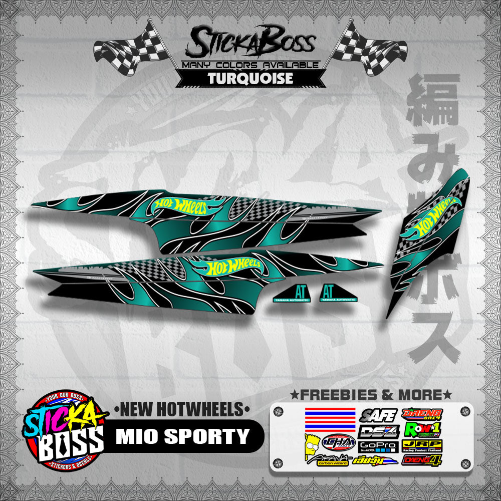 MIO SPORTY DECALS ( NEW HOTWHEELS )【WITH FREEBIES】