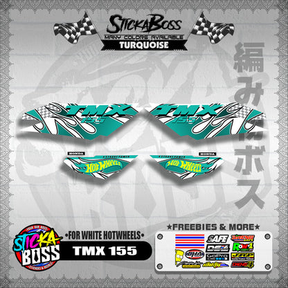 TMX 155 DECALS ( FOR WHITE HOTWHEELS )【WITH FREEBIES】