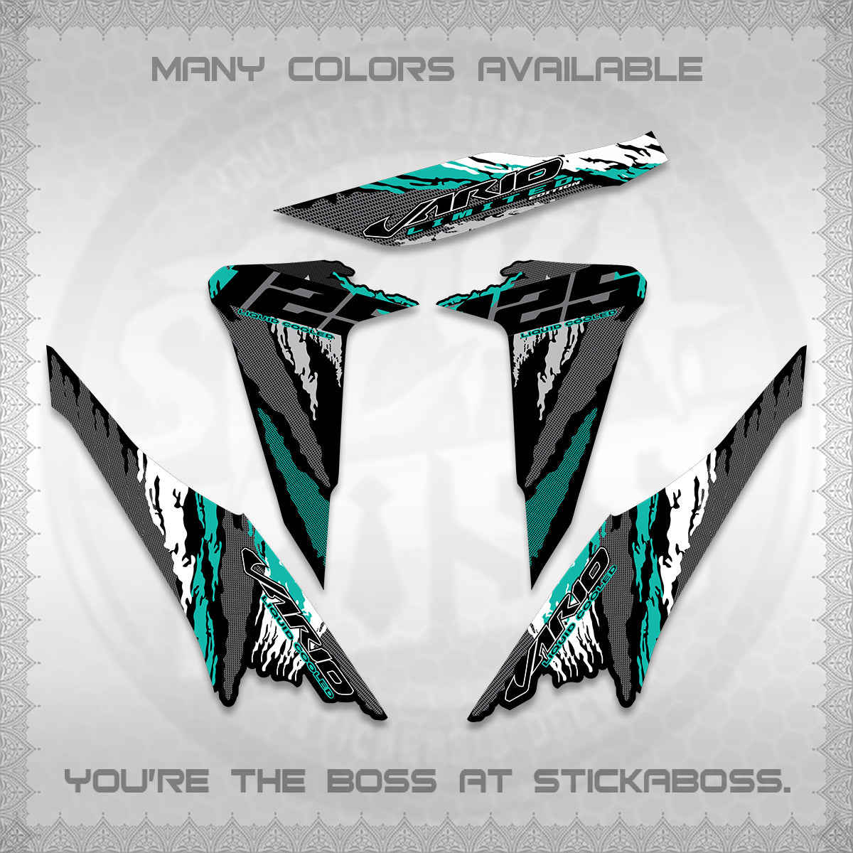 CLICK 125 V2 VARIO DECALS (2022 SPLASH SPECIAL) STICKER KITS BY STICKABOSS
