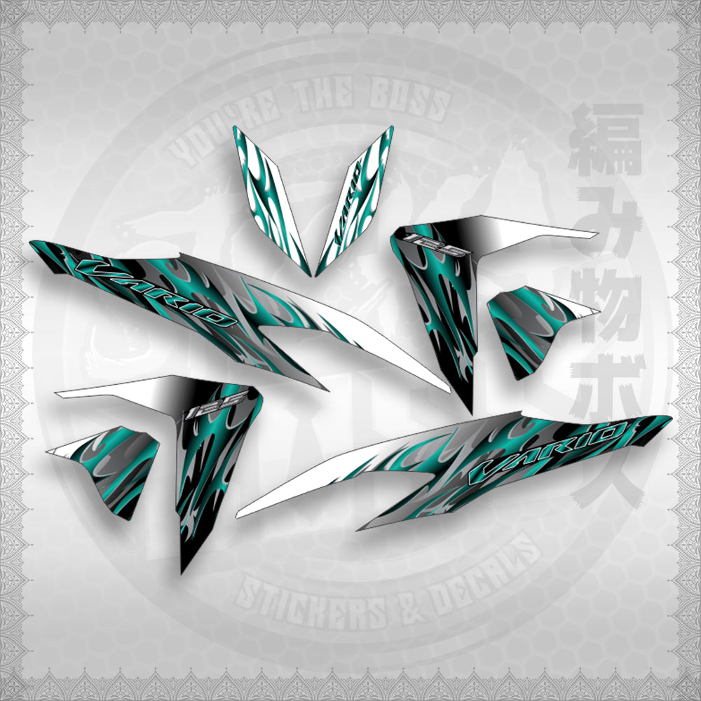 CLICK 125 V2 INDO CONCEPT ( VARIO VALINO ) STICKER DECALS By STICKABOSS