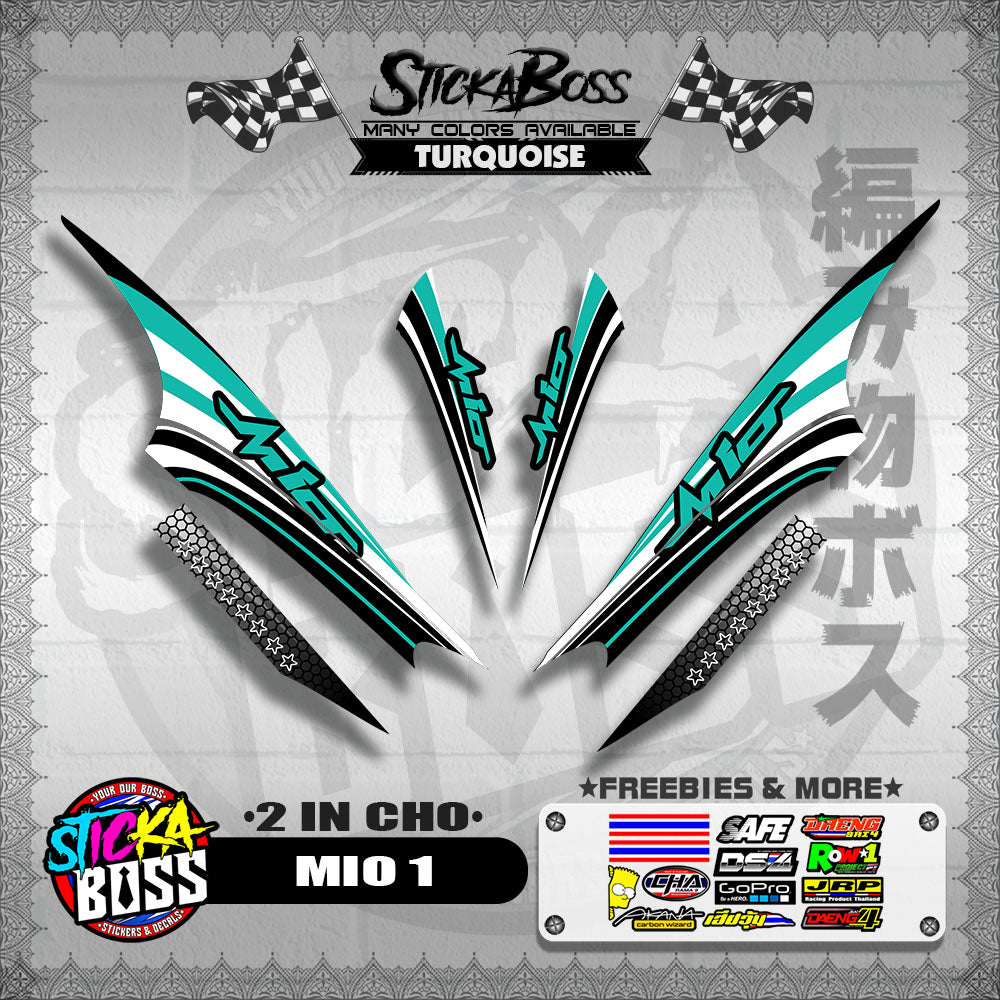MIO 1 DECALS ( 2 IN CHO )【WITH FREEBIES】