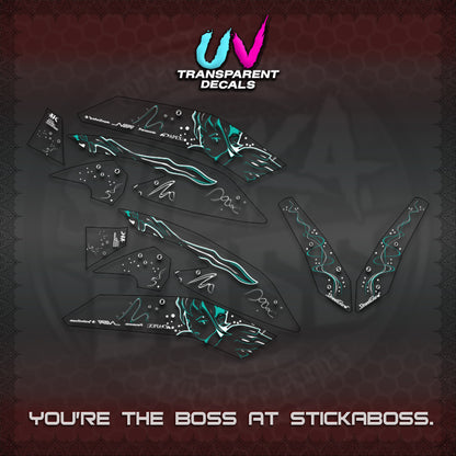 NMAX V2 UV TRANSPARENT DECALS (2026 2F2F DESIGN)STICKER DECALS By STICKABOSS