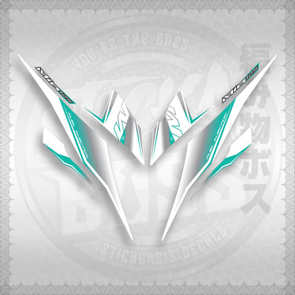 STICKER DECALS for MIO I 125 M3 (MIISTMOFOWH) By STICKABOSS (SOFIE LAMINATED WATERPROOF)