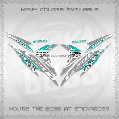 CLICK 125 V2 VARIO FOR WHITE DECALS (2018–2022 STYLE DESIGN) STICKER DECALS BY STICKABOSS