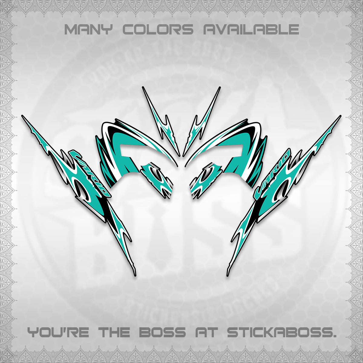 CLICK 125 V3 VARIO STRIPING DECALS (2026 NEW LED DESIGN) STICKER KITS By STICKABOSS