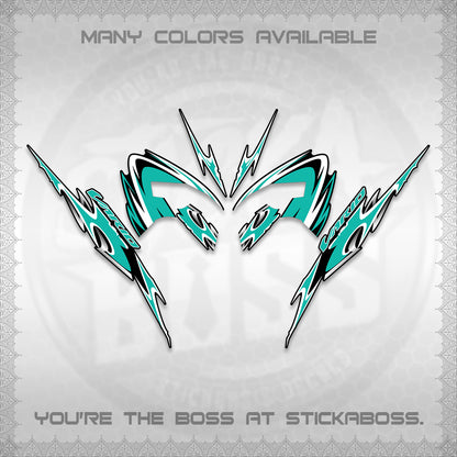 CLICK 125 V3 VARIO STRIPING DECALS (2026 NEW LED DESIGN) STICKER KITS By STICKABOSS