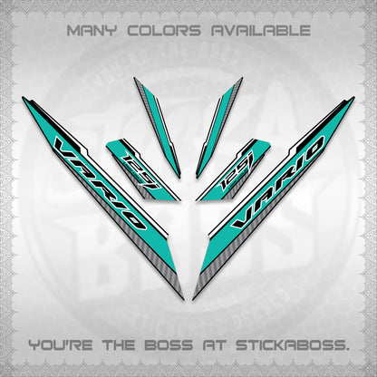CLICK 125 V3 VARIO DECALS (2024 SV 12-A1 STYLE) STICKER DECALS By STICKABOSS