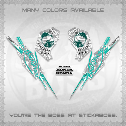 BEAT FI V2 FOR WHITE DECALS (2026 BEATSTREET DESIGN) STICKER KITS BY STICKABOSS