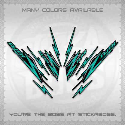 CLICK 125 V2 INDO DECALS (2024 CL 00-A8 STYLE) STICKER KITS By STICKABOSS
