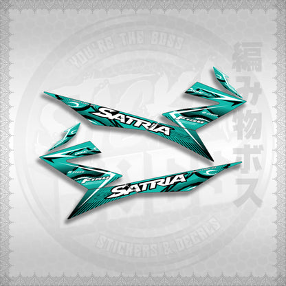 STICKER DECALS for RAIDER 150 FI (RFISATHMATH) By STICKABOSS (SOFIE LAMINATED WATERPROOF)