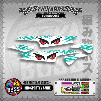 MIO SPORTY / SMILE INDO STICKER DECALS ( FOR WHITE A21 VARIASI)【WITH FREEBIES】