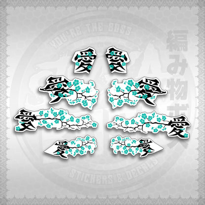 STICKER DECALS for NMAX V3 TURBO INDO FOR WHITE (NV3FWSAXFL) By STICKABOSS (SOFIE LAMINATED WATERPROOF)