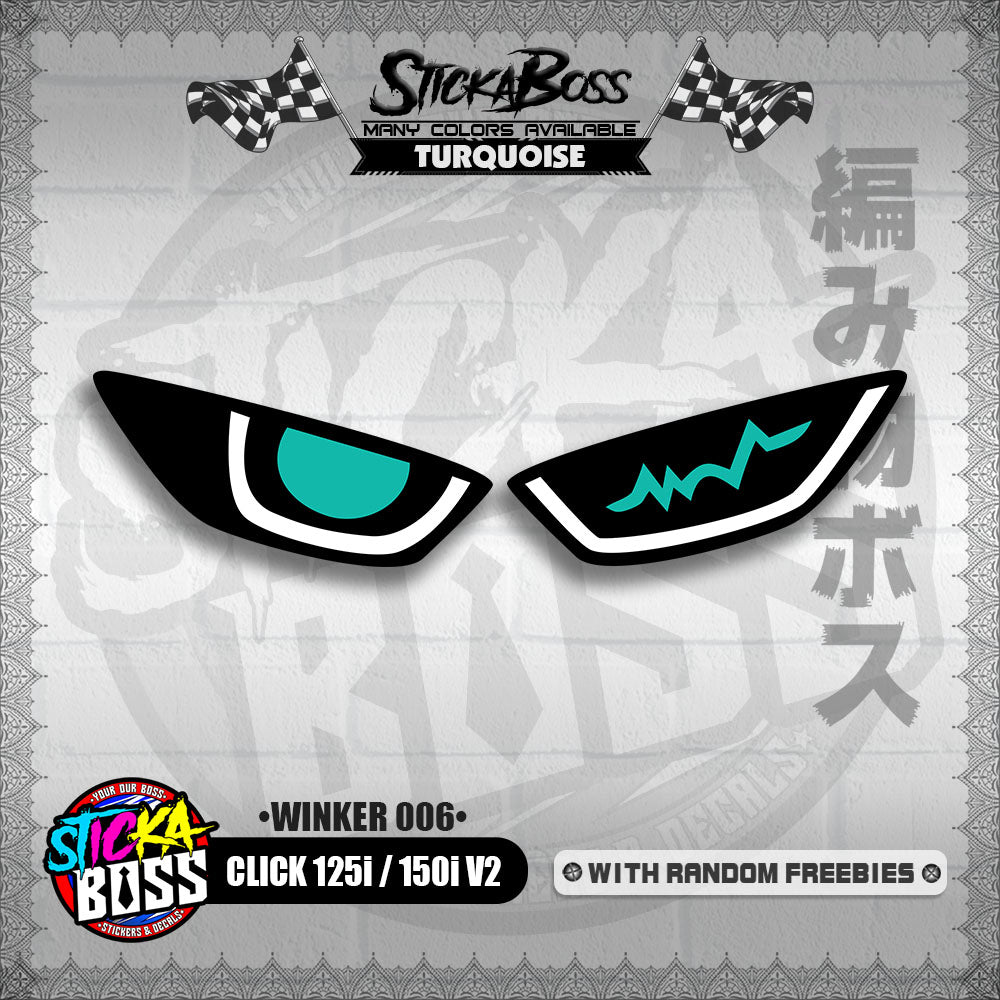 CLICK 125i / 150i V2 (WINKER 006) TRANSPARENT【WITH FREEBIES】