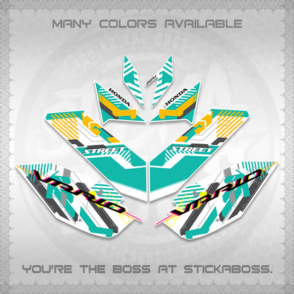 CLICK 125 V4 VARIO FOR WHITE DECALS (2026 STREET STYLE EDITION) STICKER DECALS By STICKABOSS