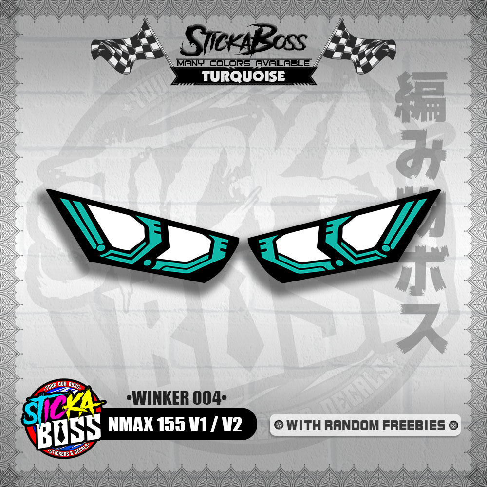 NMAX 155 V1 / V2 (WINKER 004) TRANSPARENT【WITH FREEBIES】