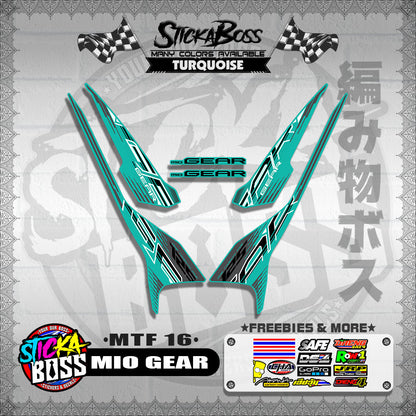 MIO GEAR DECALS ( MTF 16 )【WITH FREEBIES】