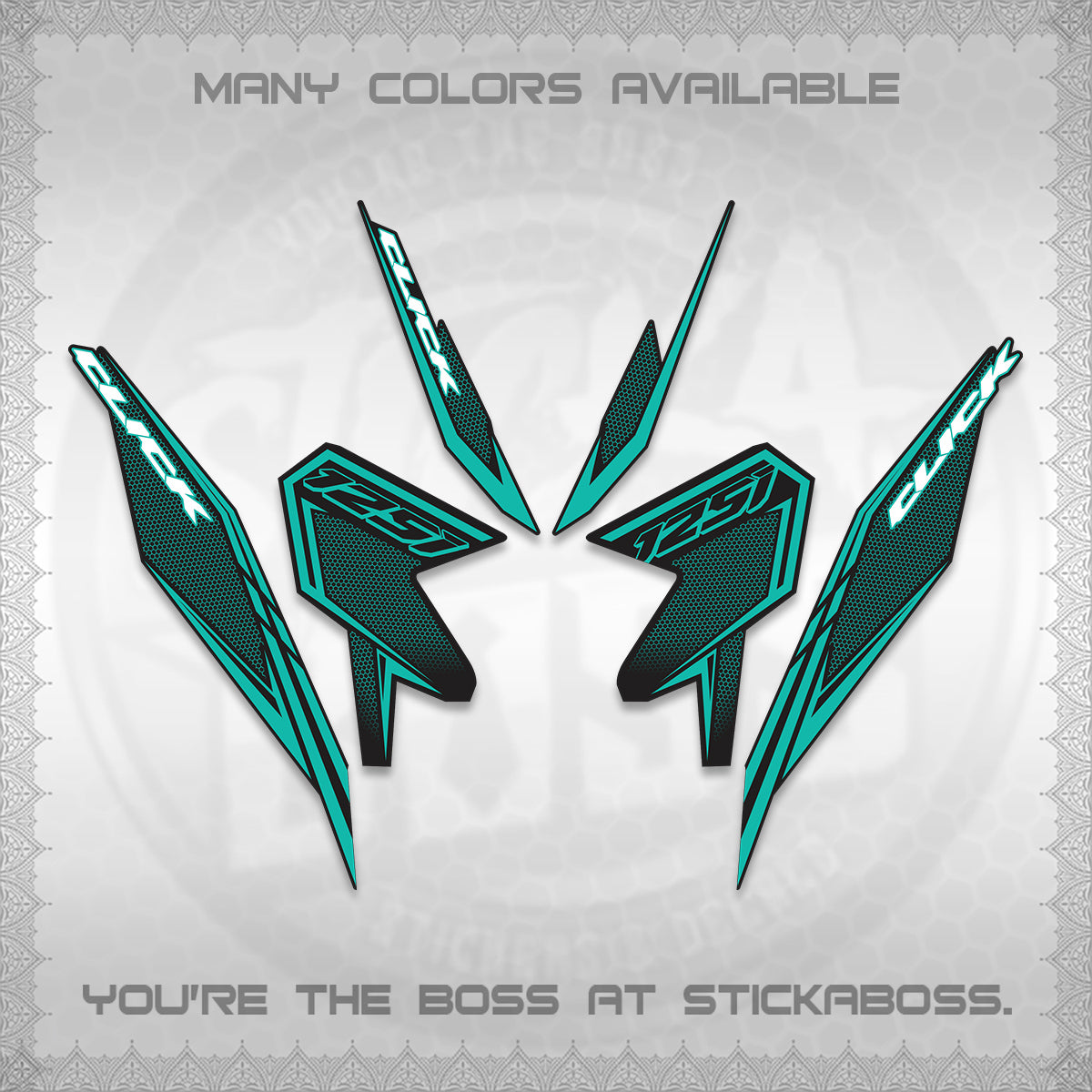 CLICK 125 V3 DECALS (2026 LINE UP DESIGN) STICKER KITS By STICKABOSS