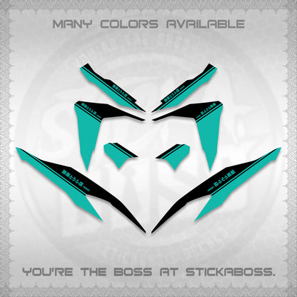 CLICK V2 DECALS (TRUENO STYLE DESIGN) STICKER KITS BY STICKABOSS