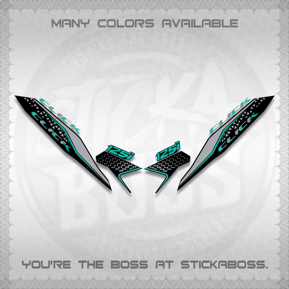 CLICK 125i V3 DECALS(2026 DEKAPAN SEMBILAN DESIGN)STICKER DECALS BY STICKABOSS