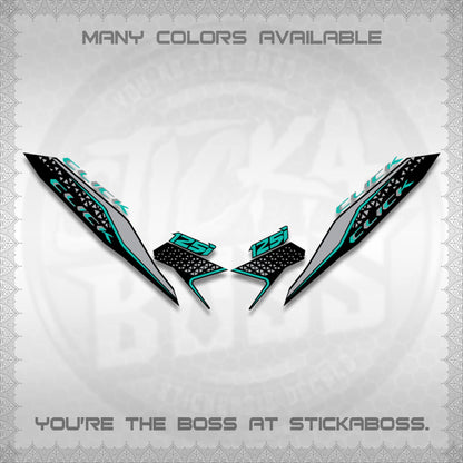 CLICK 125i V3 DECALS(2026 DEKAPAN SEMBILAN DESIGN)STICKER DECALS BY STICKABOSS