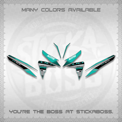 CLICK 125 V2 DECALS (2026 LIQUID COOLED DESIGN)STICKER DECALS BY STICKABOSS