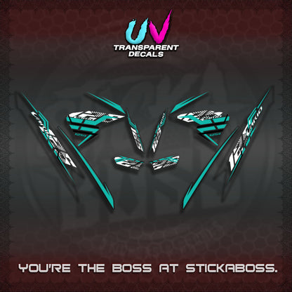 CLICK V2 VARIO UV TRANSPARENT DECALS (2026 SHARP LINES 01)STICKER DECALS By STICKABOSS
