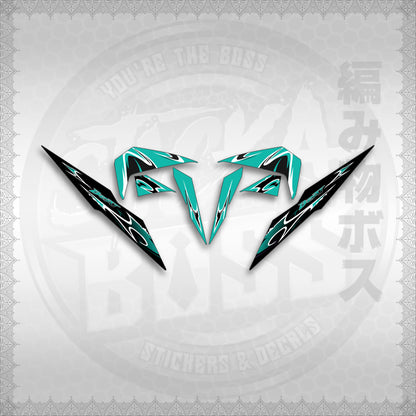 STICKER DECALS for BEAT FI V2 (BV225LENEMOHO) By STICKABOSS (SOFIE LAMINATED WATERPROOF)