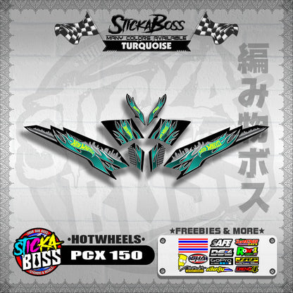 PCX 150 DECALS ( HOTWHEELS )【WITH FREEBIES】