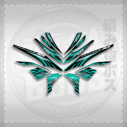 STICKER DECALS for SNIPER 135 MX JUPITER (S13509FICUBO)By STICKABOSS (SOFIE LAMINATED WATERPROOF)