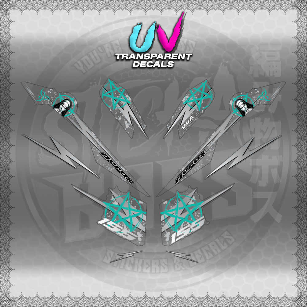 【PREMIUM UV PRINT】TRANSPARENT AEROX V3 ALPHA TURBO INDO (AV3STLASA)【WITH FREEBIES】