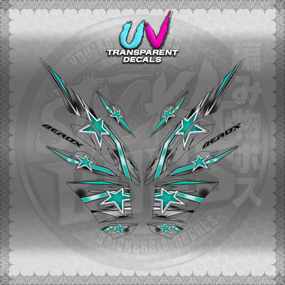 【PREMIUM UV PRINT】TRANSPARENT AEROX V3 ALPHA TURBO INDO (AV3LESTSE)【WITH FREEBIES】
