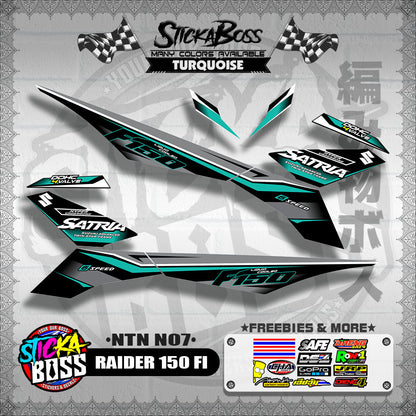 RAIDER 150 FI DECALS ( NTN N07 )【WITH FREEBIES】