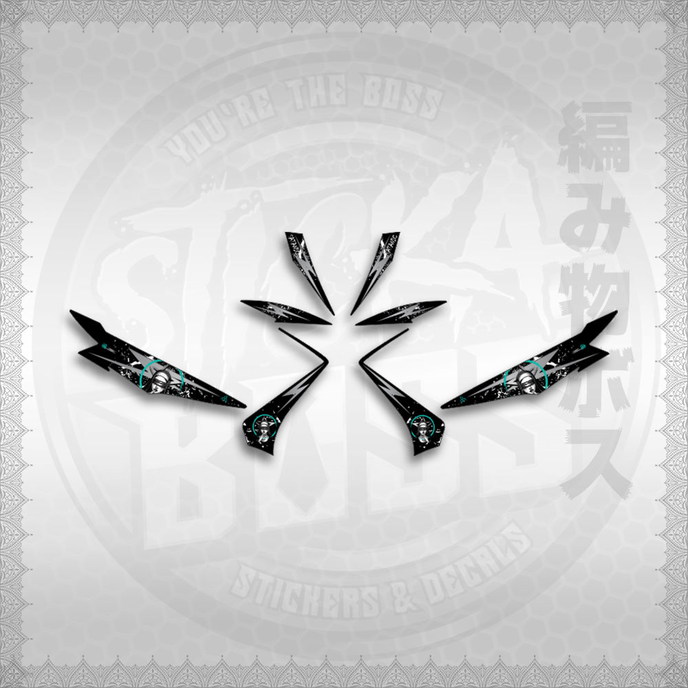 STICKER DECALS for MIO SOUL I CARB MALAYSIAN (MSILASA) By STICKABOSS (SOFIE LAMINATED WATERPROOF)