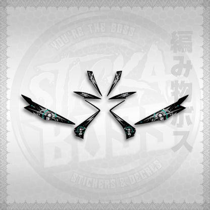 STICKER DECALS for MIO SOUL I CARB MALAYSIAN (MSILASA) By STICKABOSS (SOFIE LAMINATED WATERPROOF)