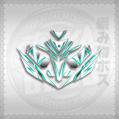 STICKER DECALS for MIO 4 (MIRGADEFOWH) By STICKABOSS (SOFIE LAMINATED WATERPROOF)