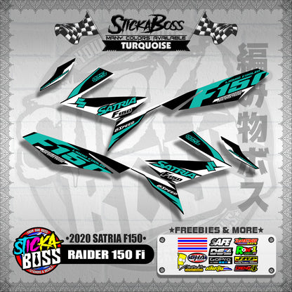 RAIDER 150 Fi DECALS ( 2020 SATRIA F150 )【WITH FREEBIES】