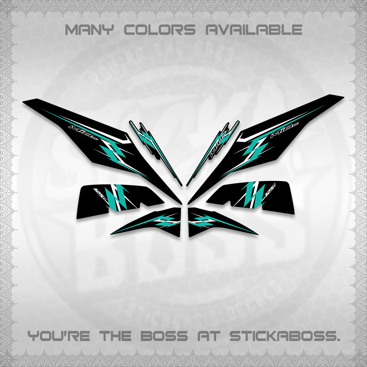 MIO I 125 M3 INDO DECALS (A25 VARIASI) STICKER DECALS By STICKABOSS