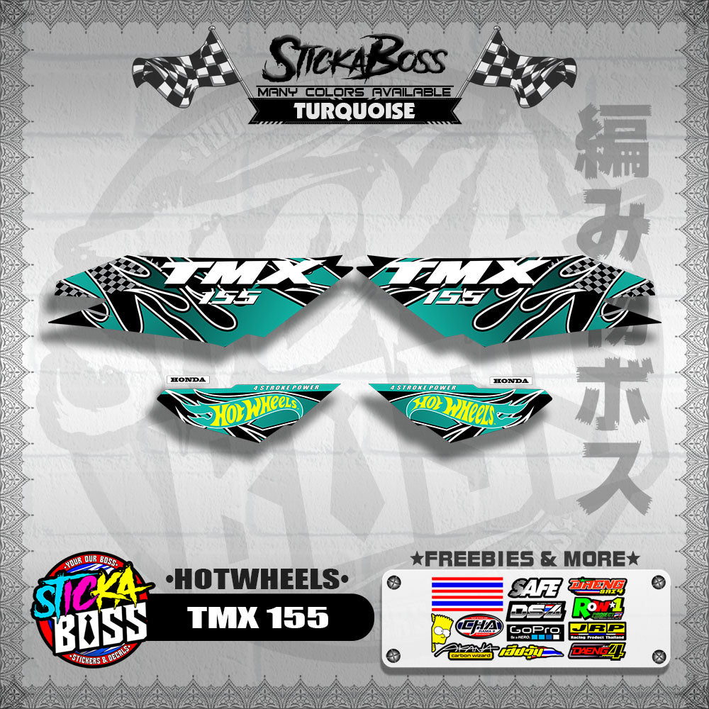 TMX 155 DECALS ( HOTWHEELS )【WITH FREEBIES】