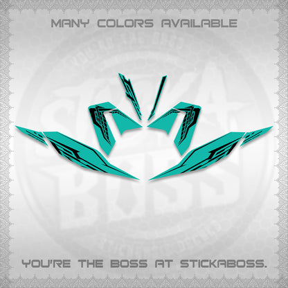 CLICK 125 V4 DECALS (2026 VEERIZA STYLISH DESIGN) STICKER DECALS By STICKABOSS
