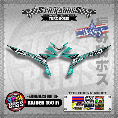 SUZUKI RAIDER 150 Fi Thai Decals ( Satria Blast Edition )【WITH FREEBIES】Thailand Concept