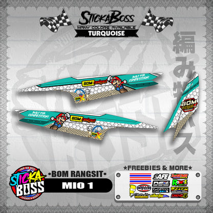MIO 1 INDO DECALS ( BOM RANGSIT )【WITH FREEBIES】